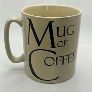 JUMBO MUG OF COFFEE
Created By Just Mugs 20oz Tan & Black
